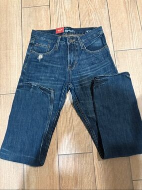 Mossimo Dark Blue Straight Jeans 28/30